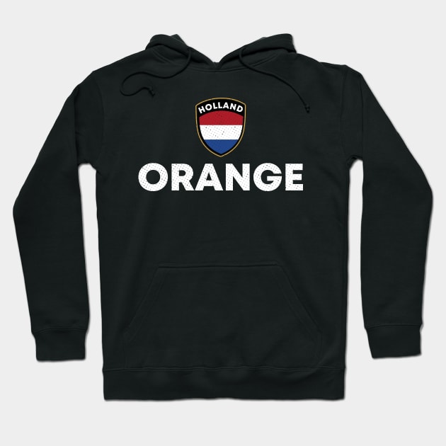 Orange Holland Nederland Hoodie by zeno27